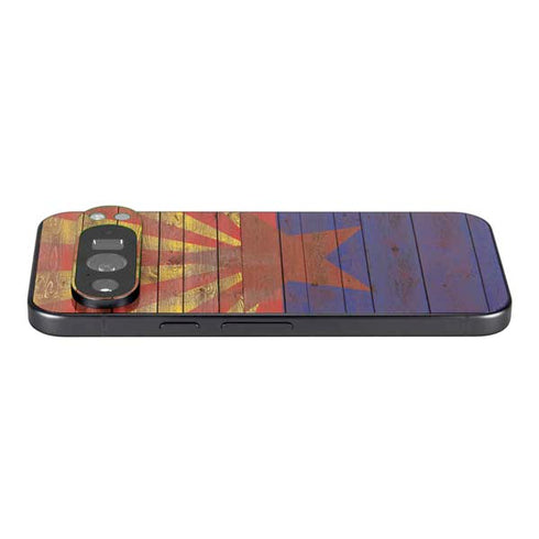 Arizona Flag Dark Wood Pixel 9 Pro XL Skin